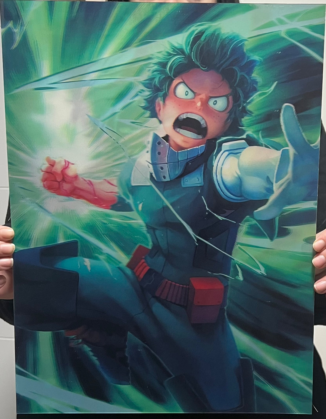 PÓSTER 3D MY HERO ACADEMIA DEKU