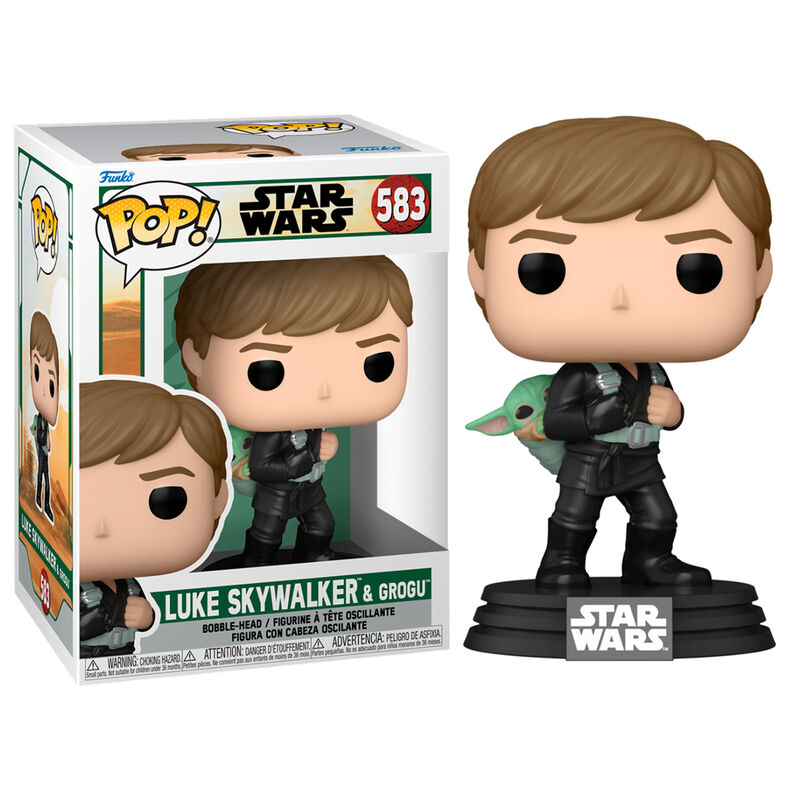 Funko POP Star Wars El Libro de Boba Fett 2 Luke Skywalker & Grogu