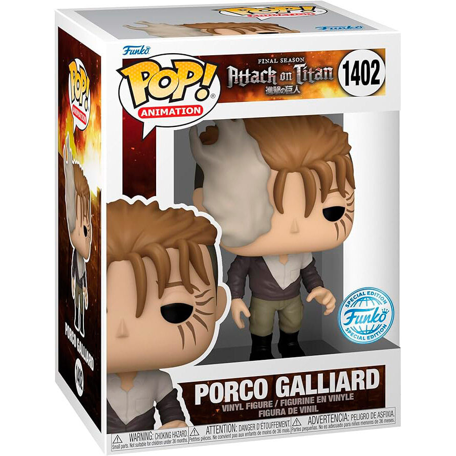 Funko POP Attack On Titan Porco Galliard Exclusive