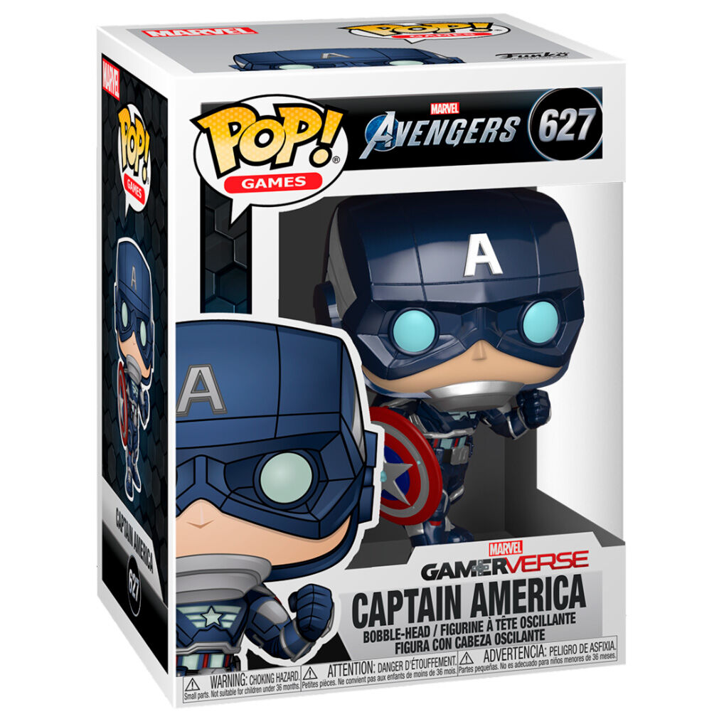 Funko POP Marvel Avengers Game Captain America Stark Tech Suit