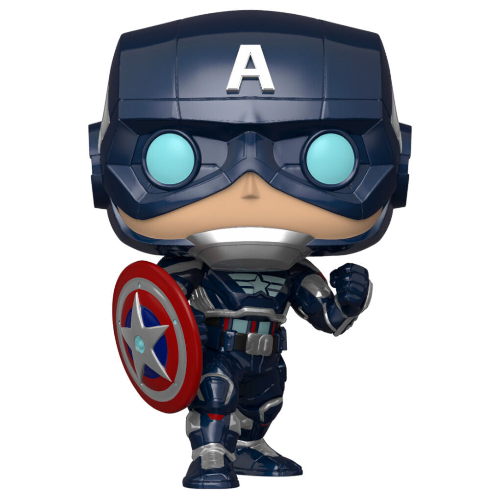 Funko POP Marvel Avengers Game Captain America Stark Tech Suit