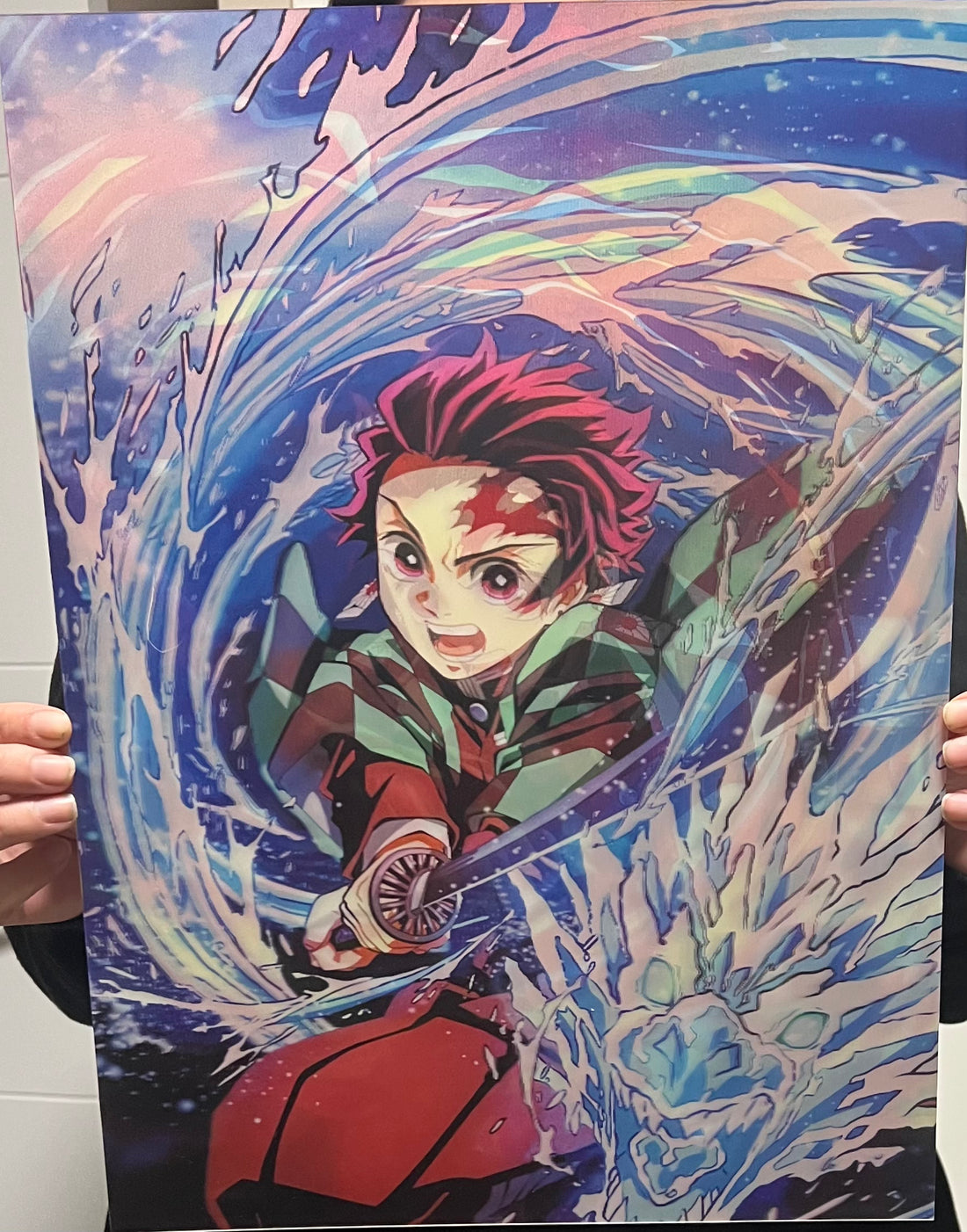 PÓSTER 3D KAMADO TANJIRO DEMON SLAYER