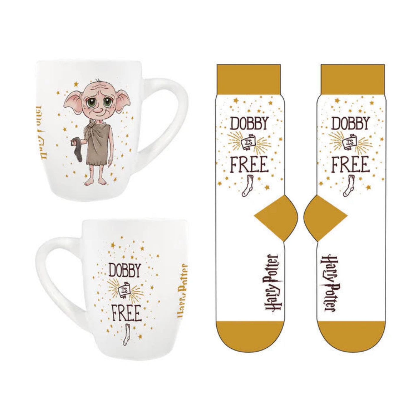 Set Taza y Calcetines Dobby Harry Potter
