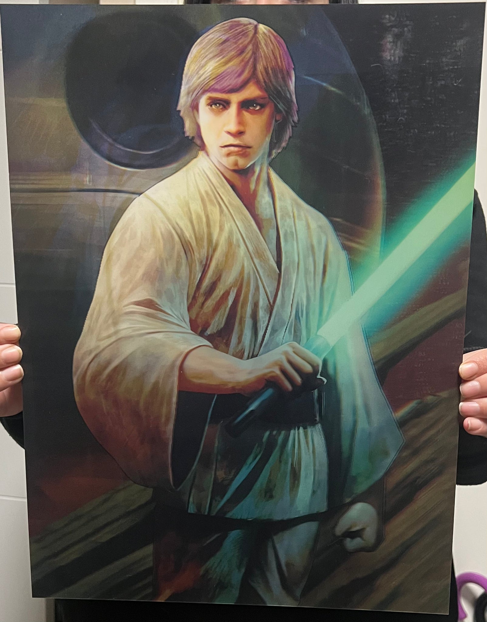 PÓSTER 3D STAR WARS LUCK SKYWALKER