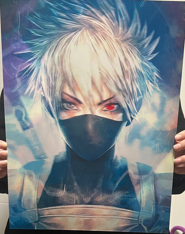 PÓSTER 3D NARUTO SASUKE KAKASHI