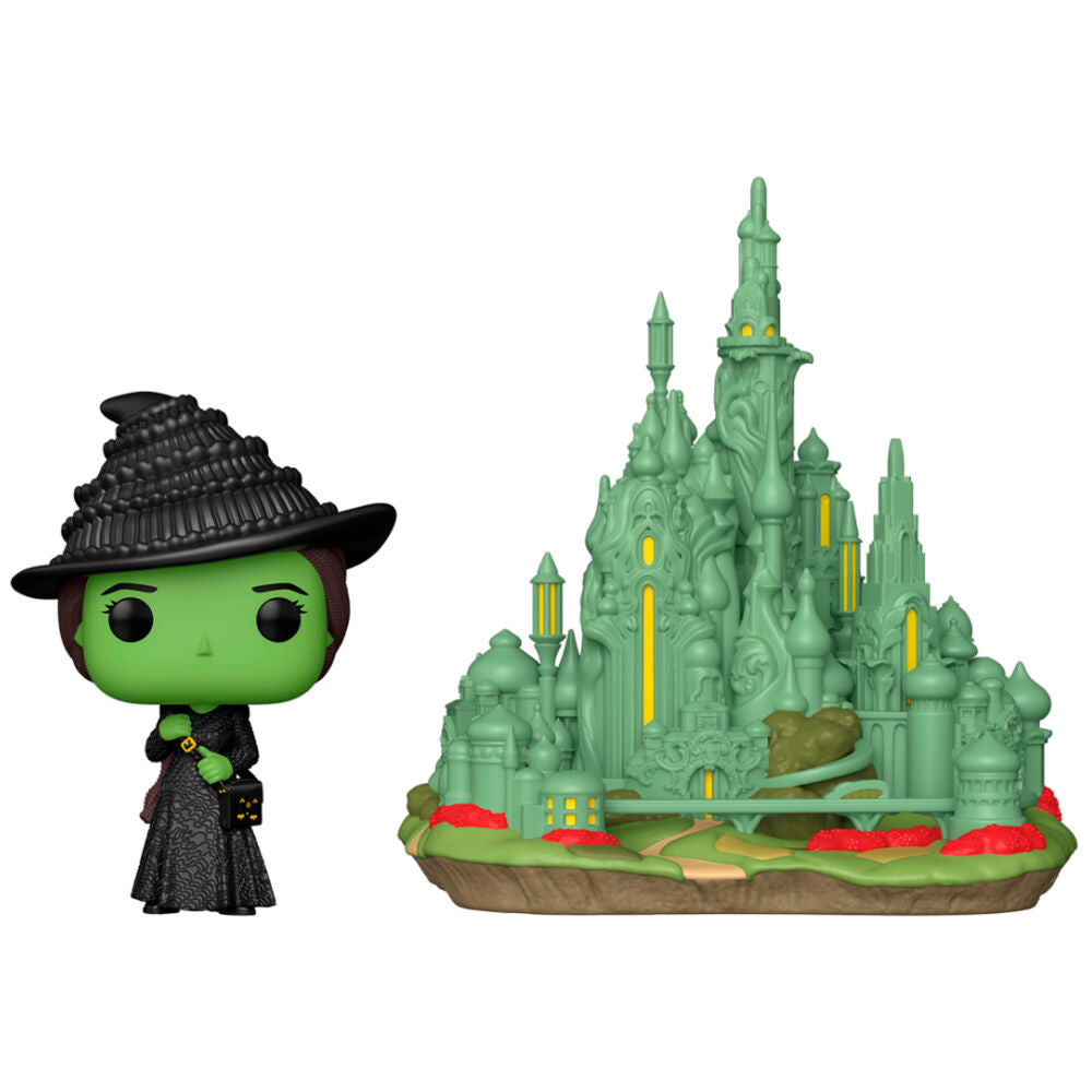 Funko POP Ciudad Wicked Elphaba con la Ciudad Esmeralda