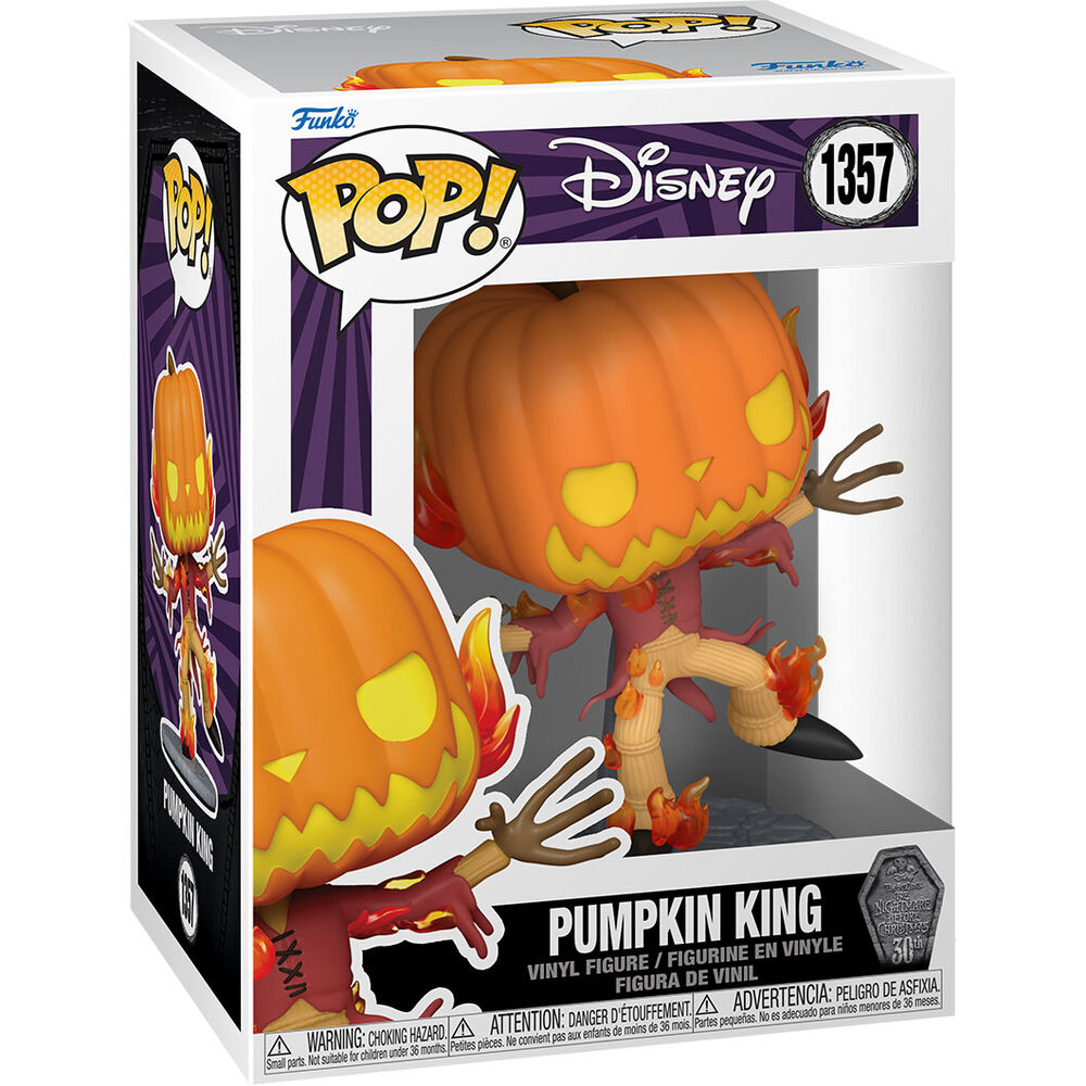 Funko POP Disney Pesadilla Antes de Navidad 30th Anniversary Pumpkin King