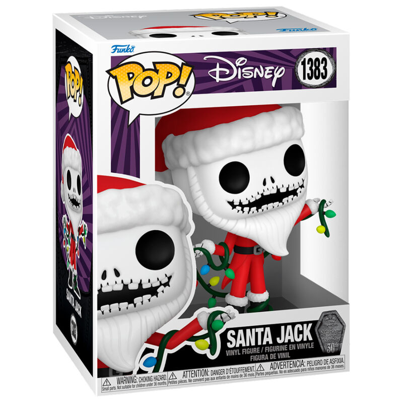 Funko POP Disney Pesadilla Antes de Navidad 30th Anniversary Santa Jack