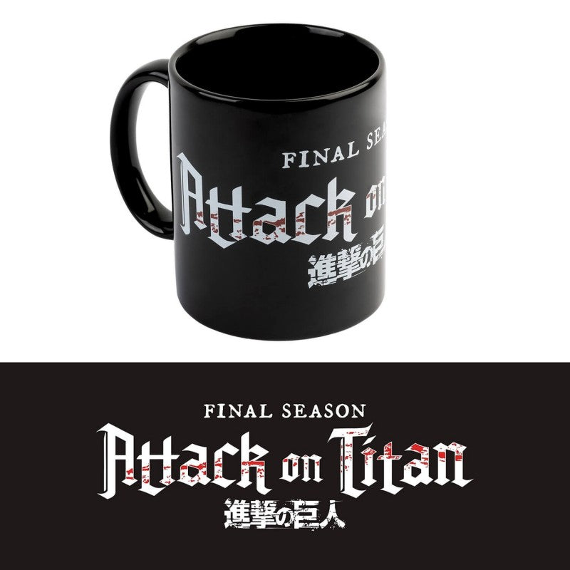 Taza Logo Attack on Titan 350ml