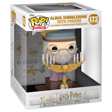 Funko POP Deluxe Harry Potter y el Prisionero de Azkaban - Dumbledore with Podium