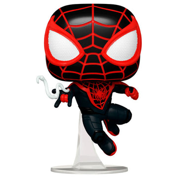 Funko POP Marvel Spiderman 2 Miles Morales Upgraded Suit