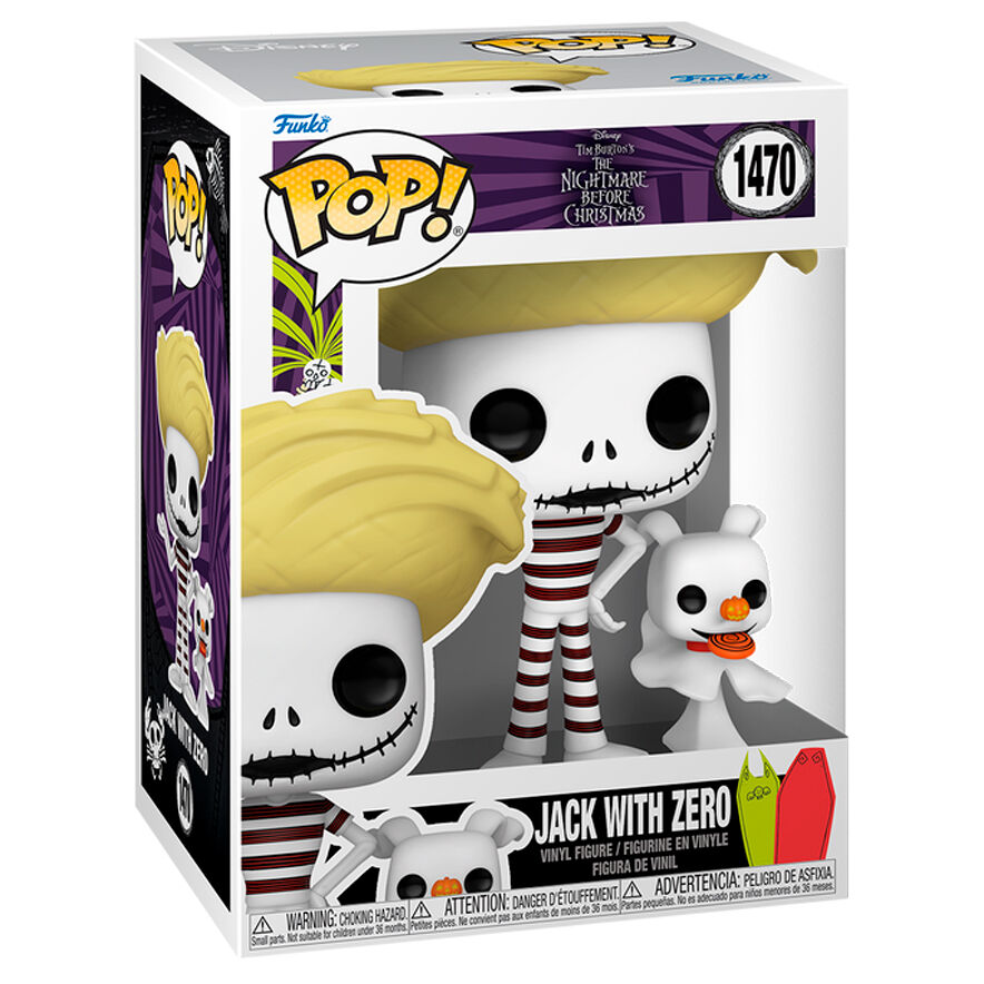 Funko POP Disney Pesadilla Antes de Navidad Jack with Zero