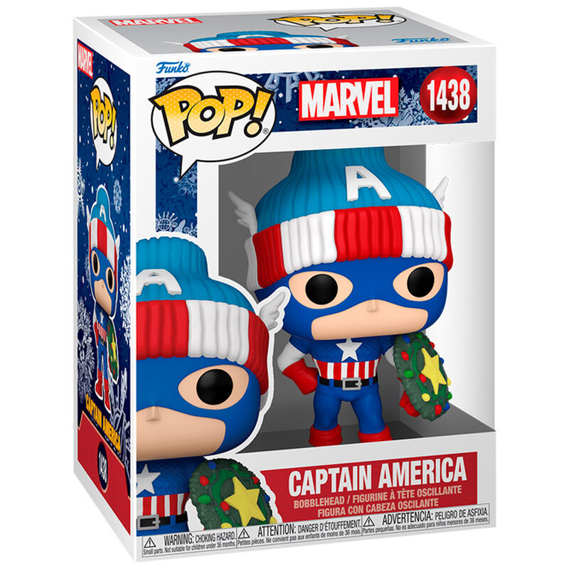 Funko POP Marvel Capitan America Holiday