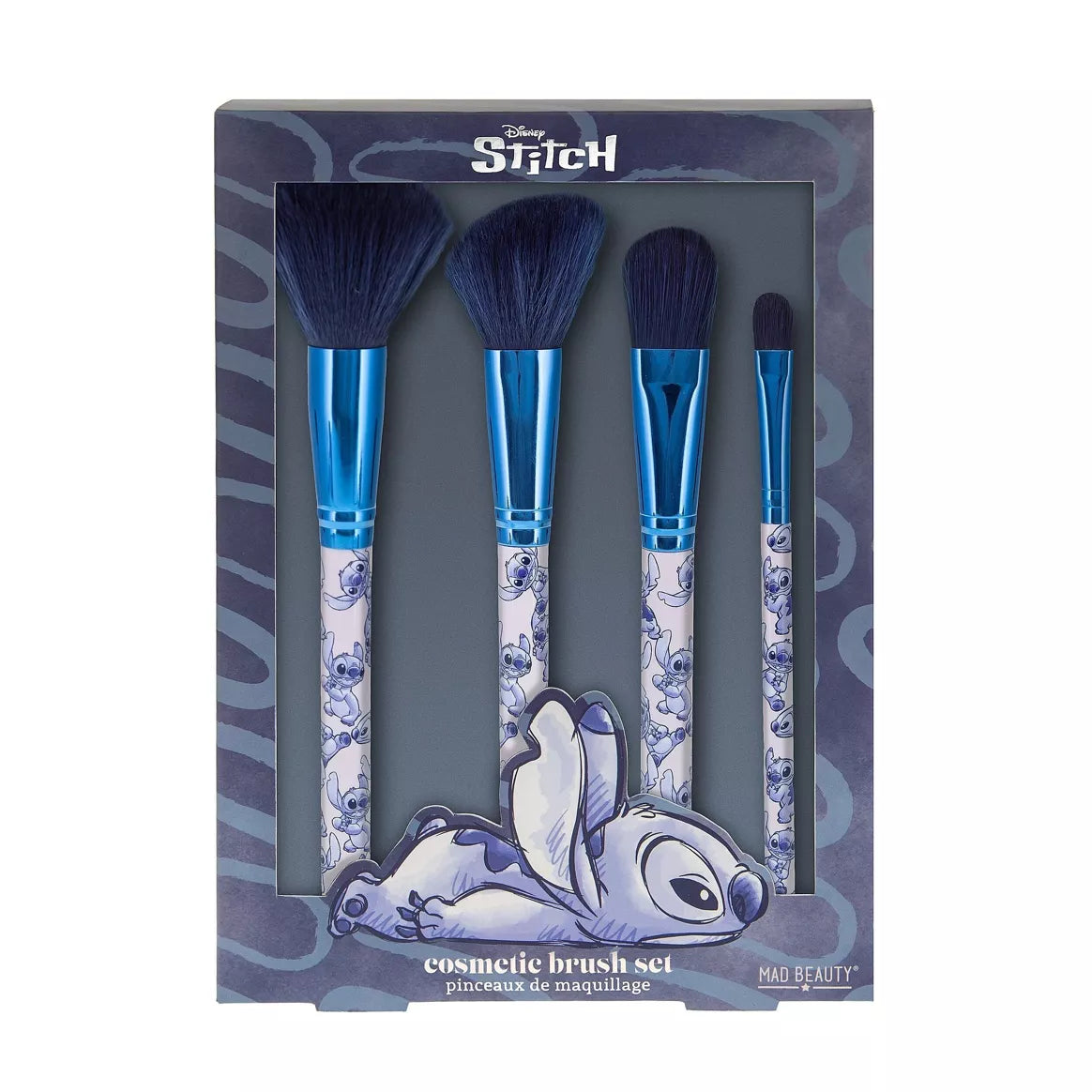 Juego de brochas cosméticas Stitch Disney BEAUTY